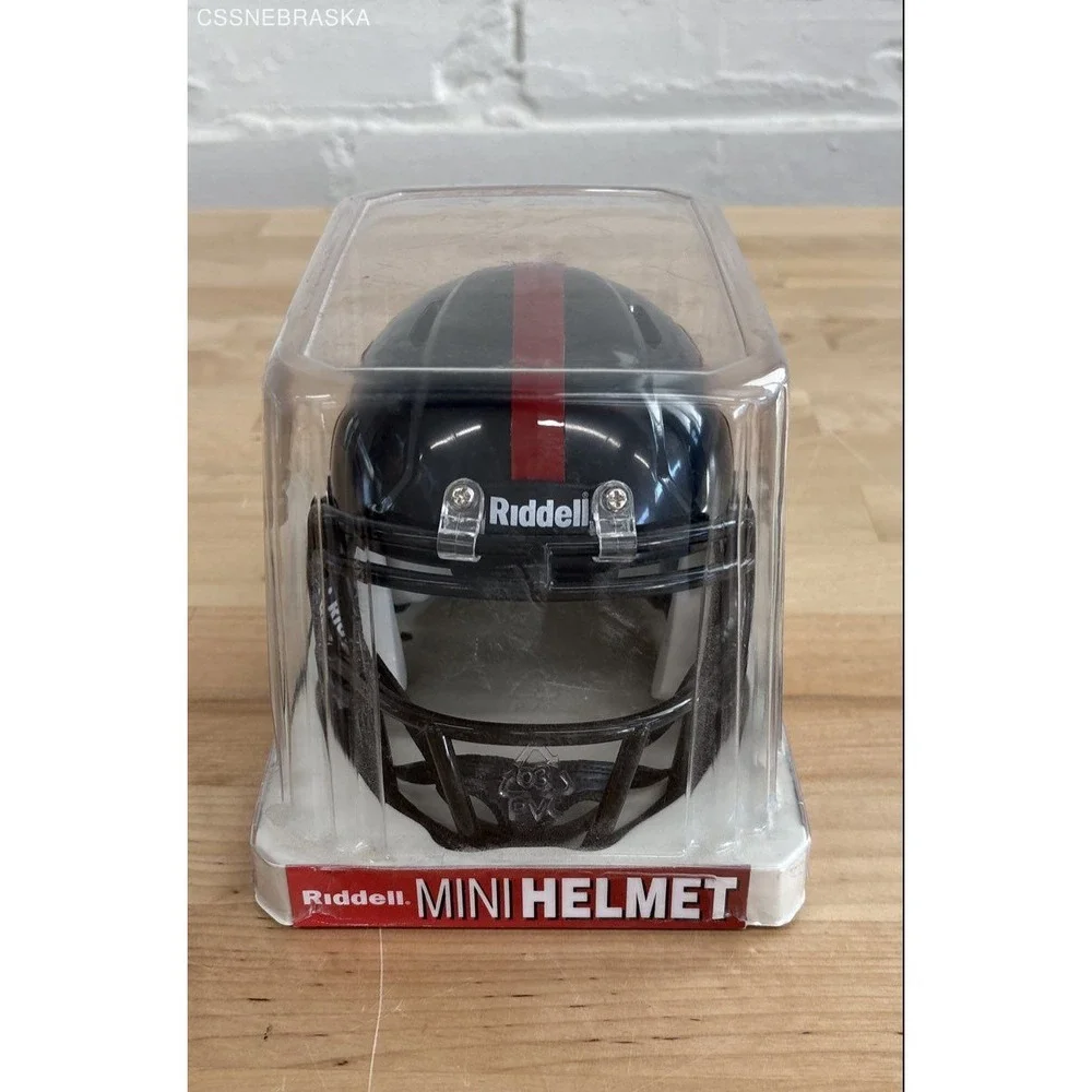 Riddell NCAA Nebraska Cornhuskers Black‎ Speed Mini-Helmet
